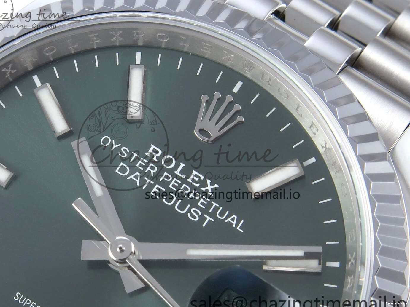 0503 DateJust 36 126234 QF+ 1:1 Best Edition 904L Steel Green Stick Dial on SS Jubilee Bracelet VR Soft 925
